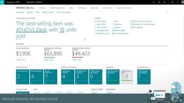 Dynamics 365 Business Central ERP Dynamics Ekamat