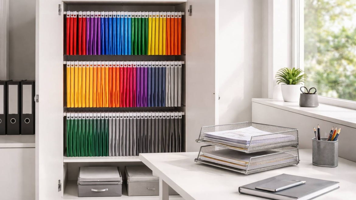 Archivado por colores: el sistema más rápido para localizar documentos sin perder tiempo