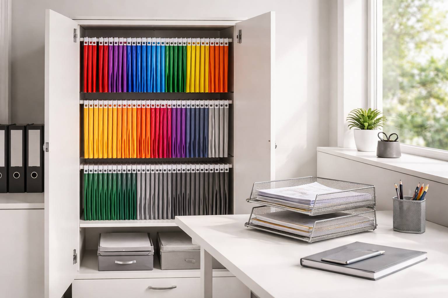 Archivado por colores: el sistema más rápido para localizar documentos sin perder tiempo