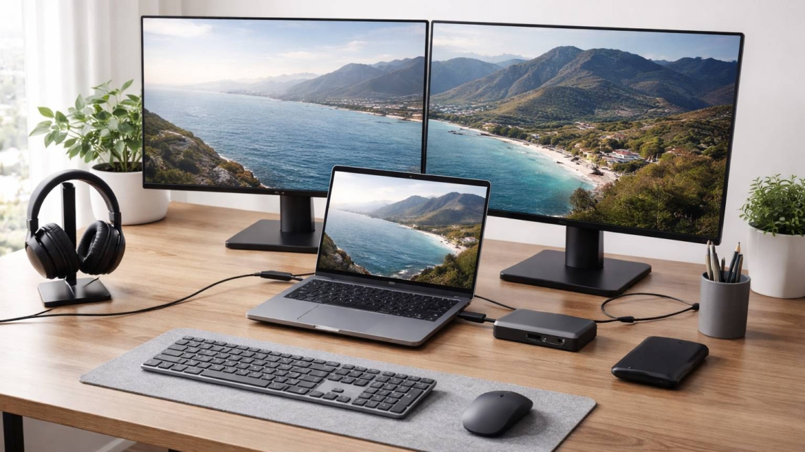 Docking station USB‑C para teletrabajo: qué puertos necesitas y cómo elegir la adecuada
