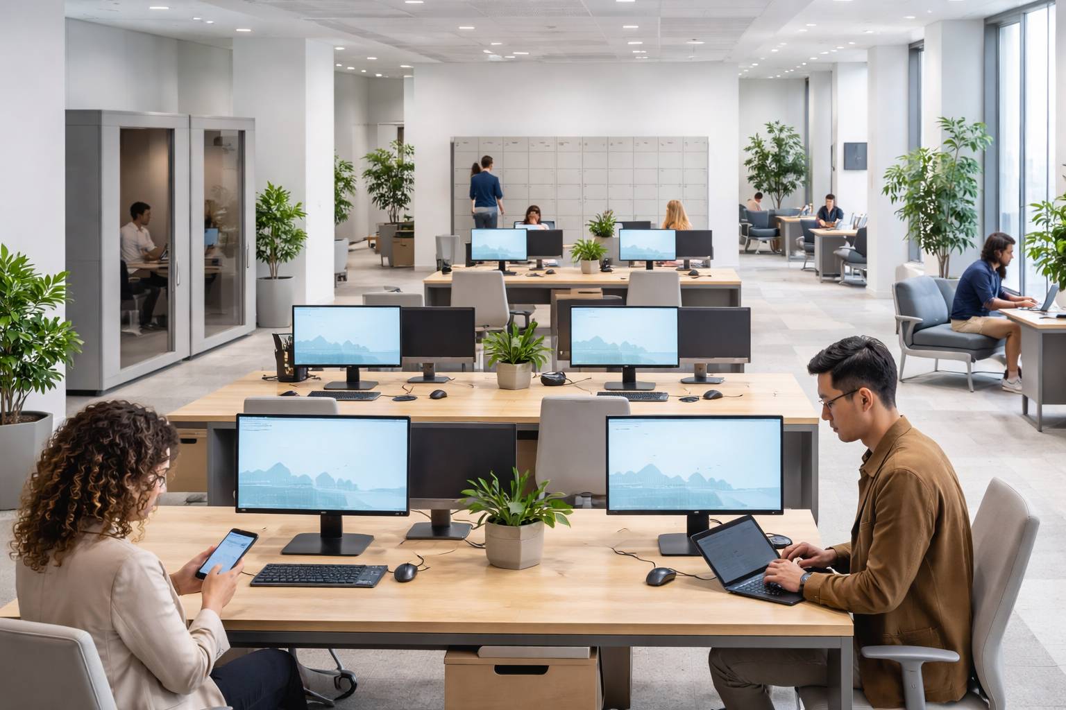 Hot desking sin caos: cómo organizar reservas de puestos y normas de uso en oficinas híbridas