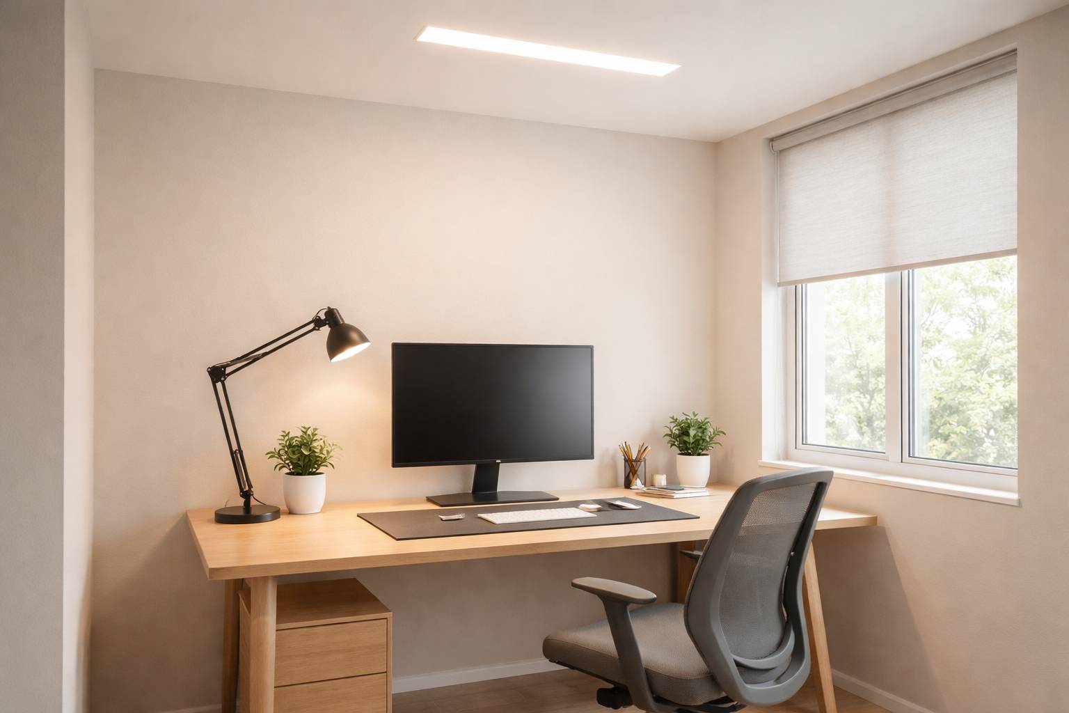Iluminación de oficina: lux recomendados, temperatura de color y errores que cansan la vista