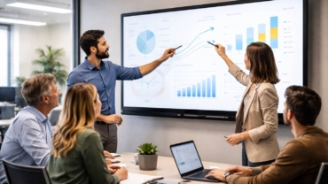 Pizarra digital interactiva: cómo elegirla (tamaño, software, compatibilidad y uso real en reuniones)