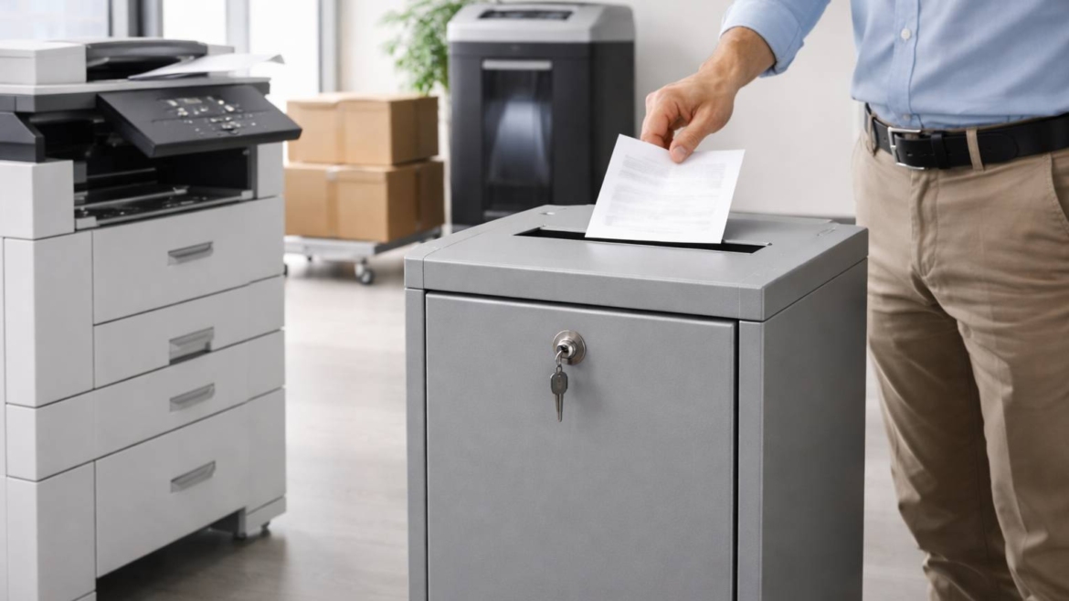 Protección de documentos en papel: del contenedor confidencial a la destrucción certificada