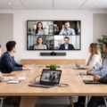 Sala de reuniones híbrida: configuración mínima de vídeo y audio que funciona a la primera